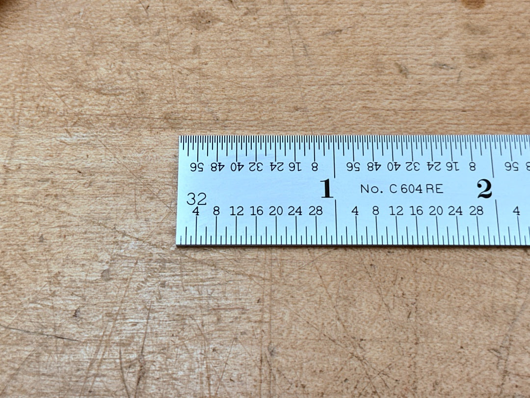 Starrett Steel Ruler: 6 inch