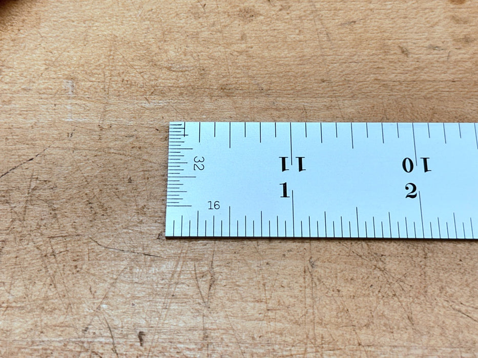 Starrett Steel Ruler: 12 inch