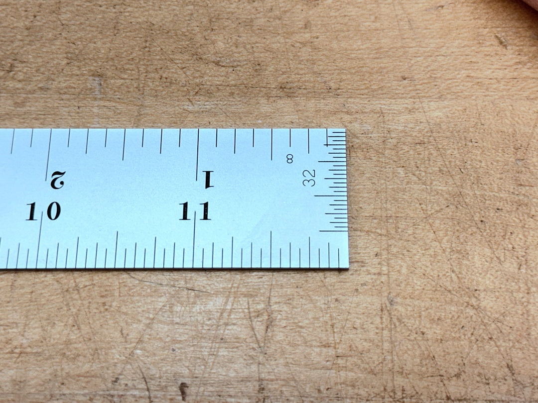 Starrett Steel Ruler: 12 inch