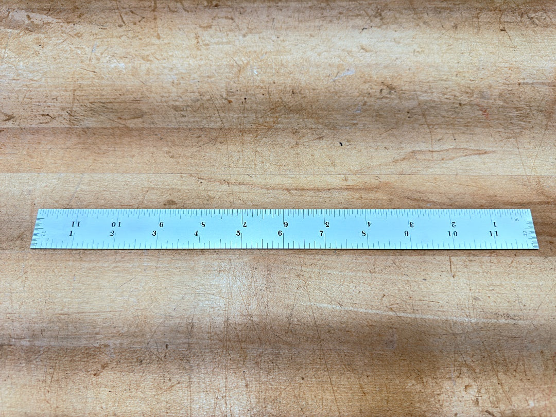 Starrett Steel Ruler: 12 inch