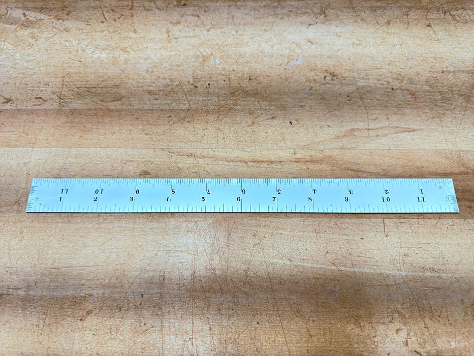Starrett Steel Ruler: 12 inch