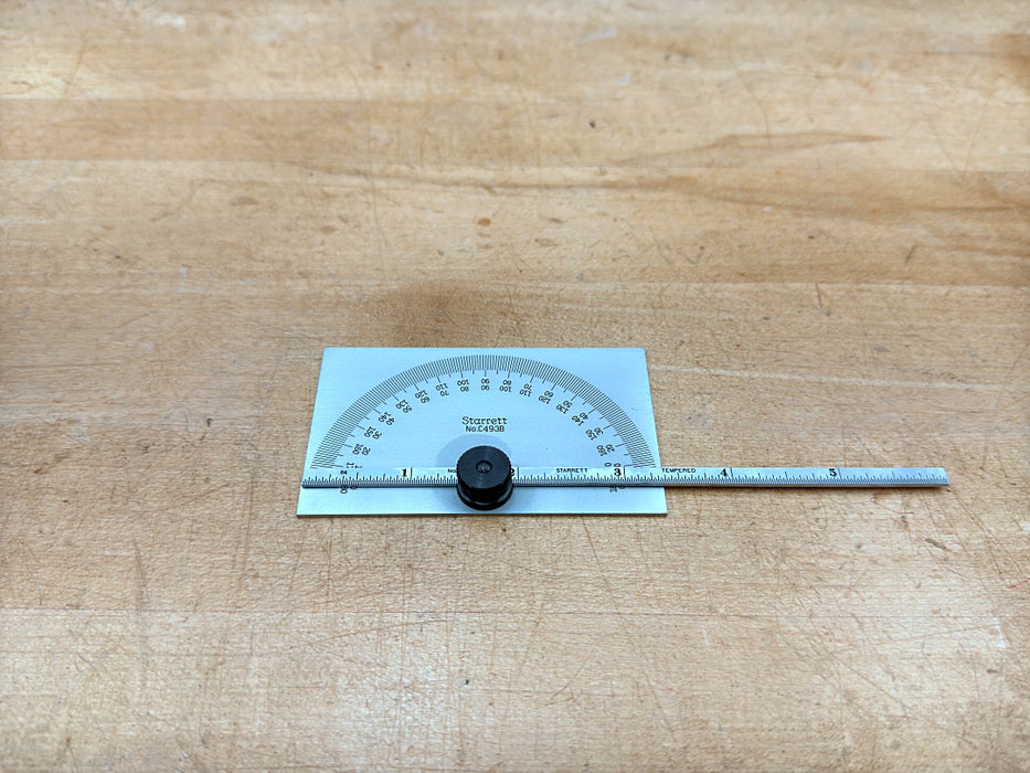 Starrett Protractor & Depth Gauge