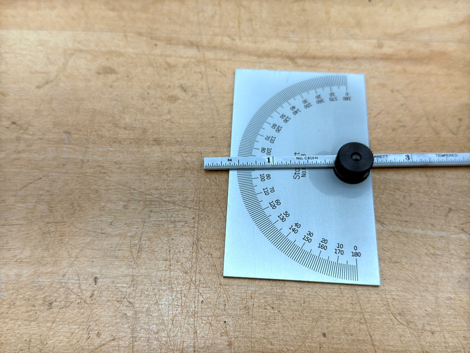 Starrett Protractor & Depth Gauge