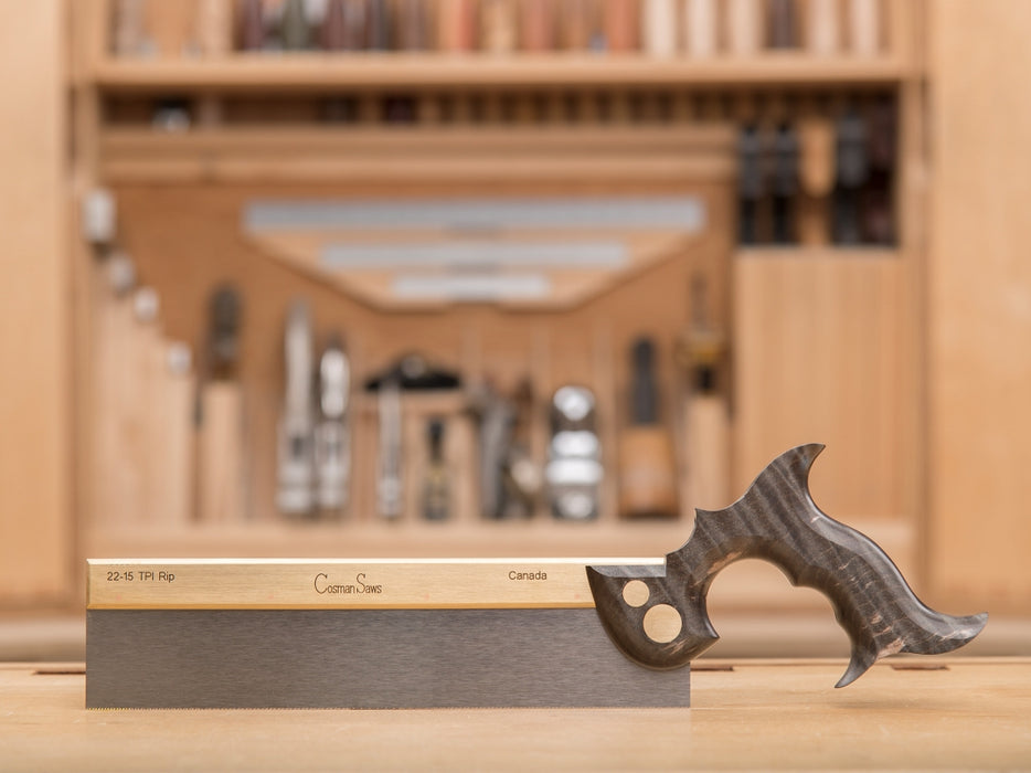 Rob Cosman's Limited Edition Dovetail Saw Maple Resin, Black