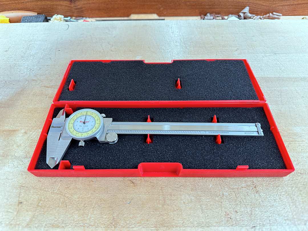 Starrett Fractional and Decimal Inch Dial Calipers:6 inch