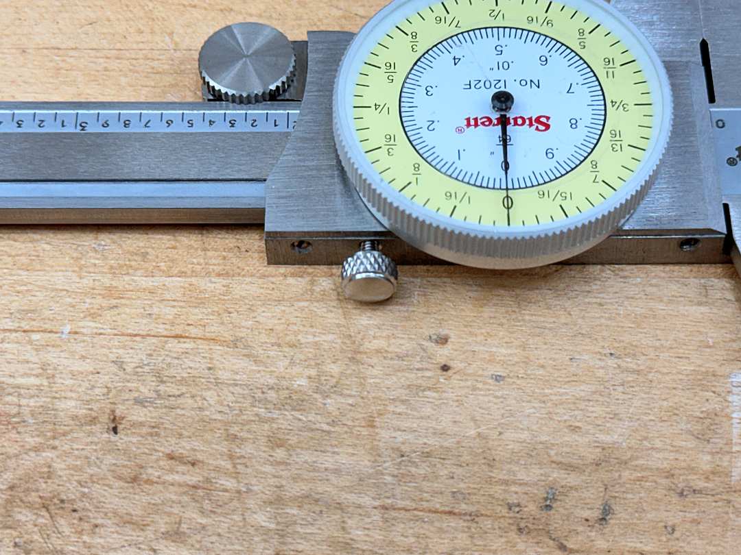 Starrett Fractional and Decimal Inch Dial Calipers:6 inch