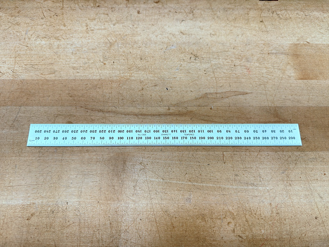 Starrett Steel Ruler: 300mm