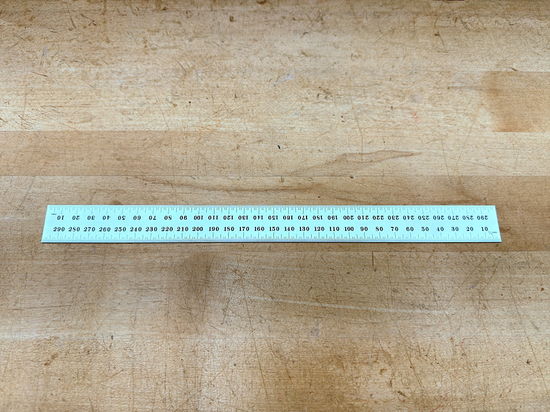 Starrett Steel Ruler: 300mm | RobCosman.com