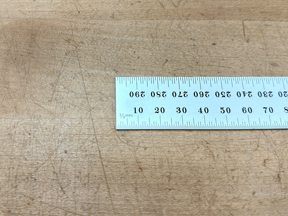 Starrett Steel Ruler: 300mm