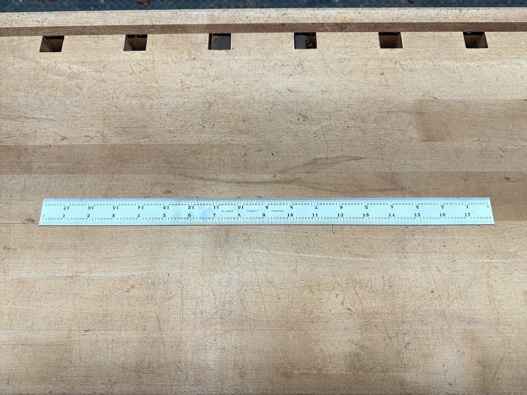 Starrett Steel Ruler: 18 inch