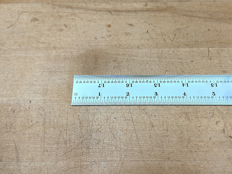 Starrett Steel Ruler: 18 inch
