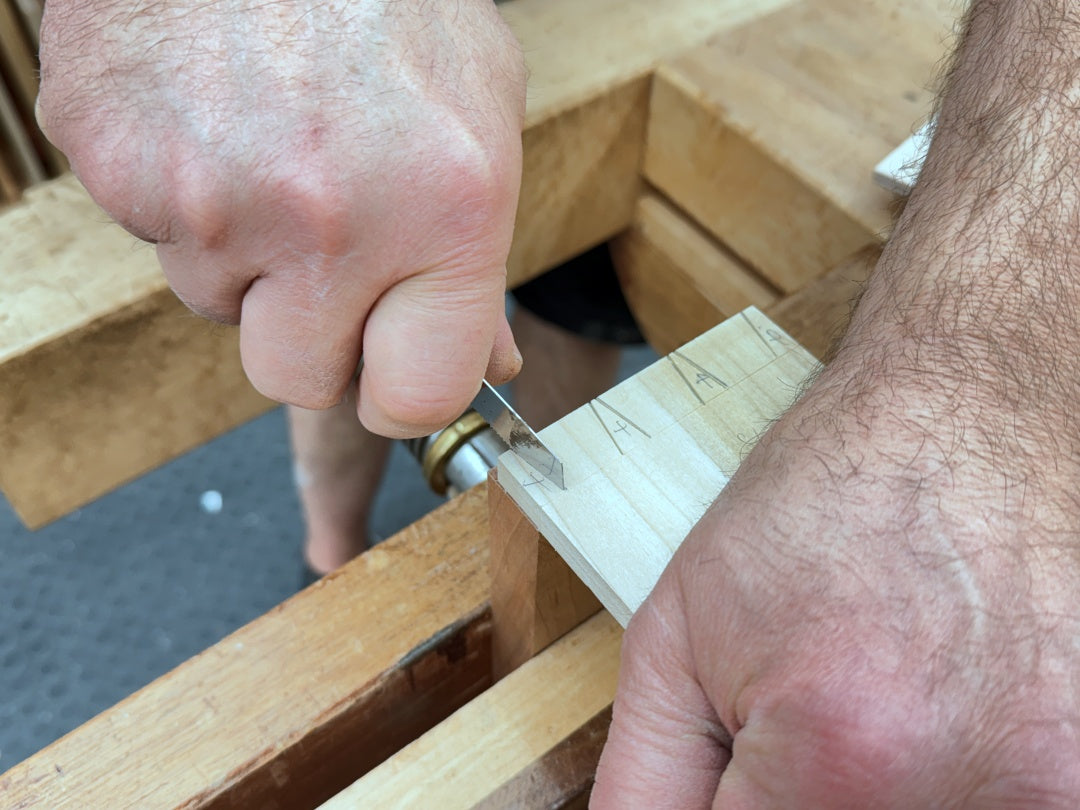 Dovetail Practice Wood: Half-Blind
