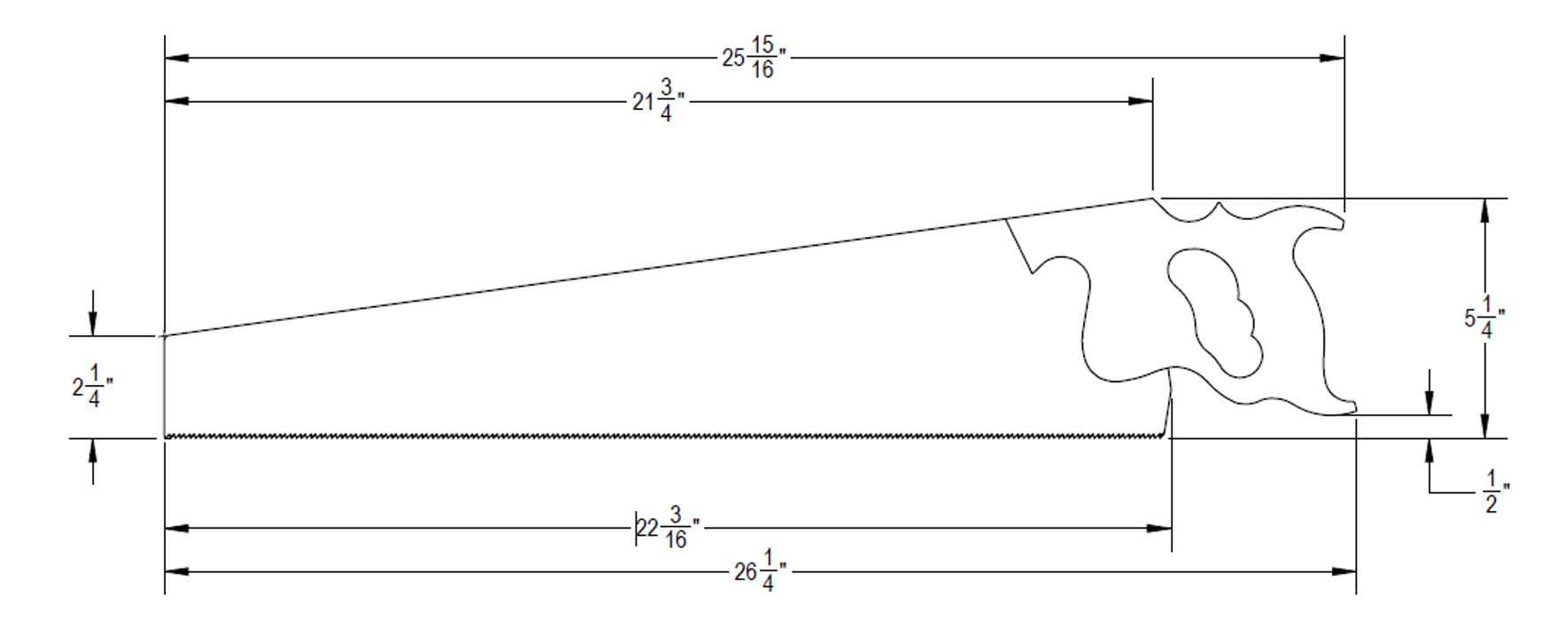 Rob Cosman Hand Saw: Crosscut