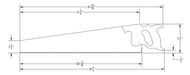 Overall saw dimensions