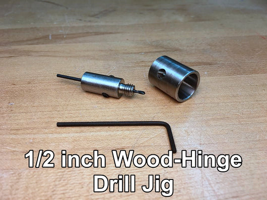 1/2 inch wood-hinge drill jig