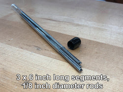 Rob Cosman's wood-hinge rod kit: 1/8 inch