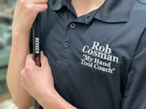 Rob Cosman's Polo Shirt: Black