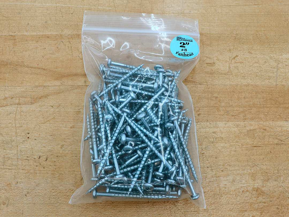 Robertson Panhead Screws, 100 per bag