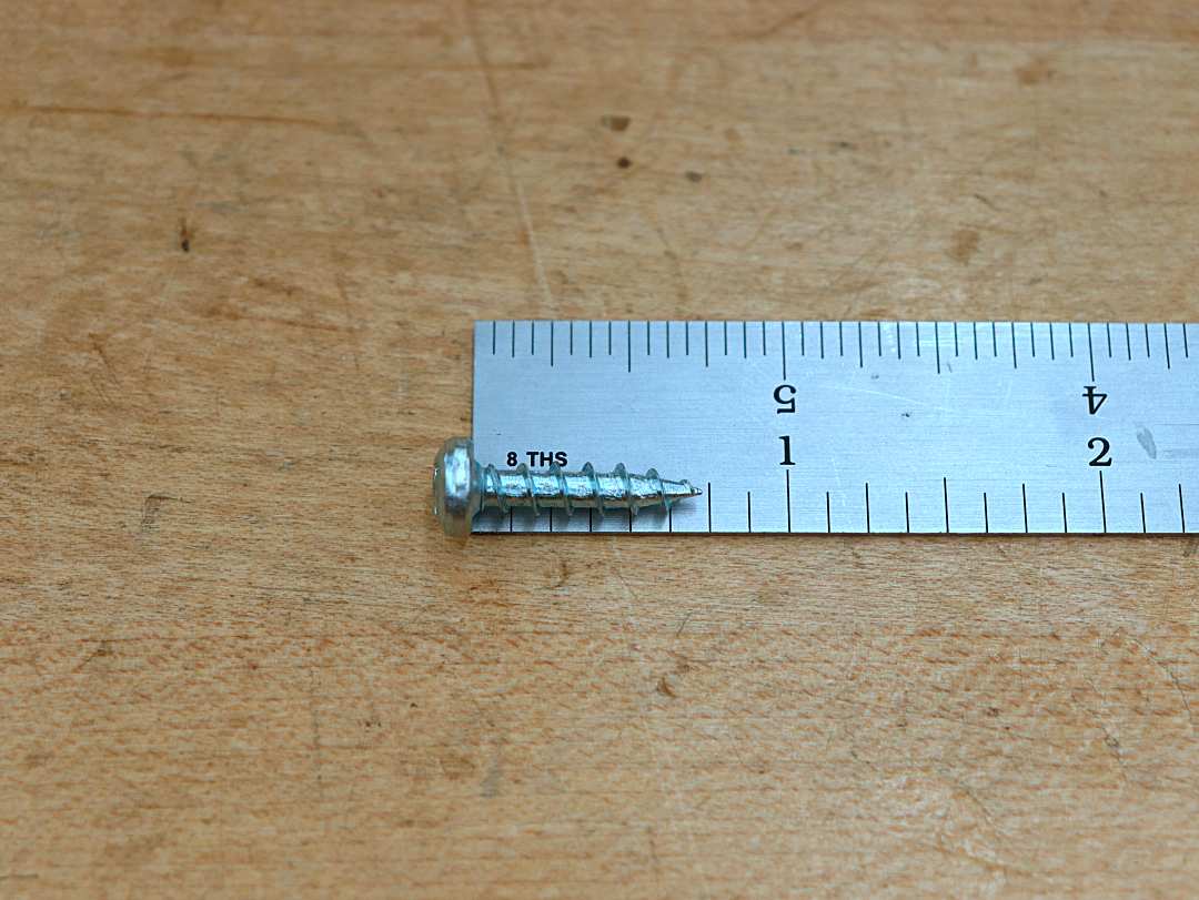 Robertson Panhead Screws, 3/4 inch