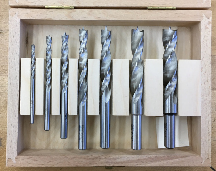 Fisch Vortex-D Twist Drill Bits: 7-piece set