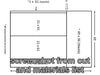 Sample page from the cut and material list to the Cosman Workbench 