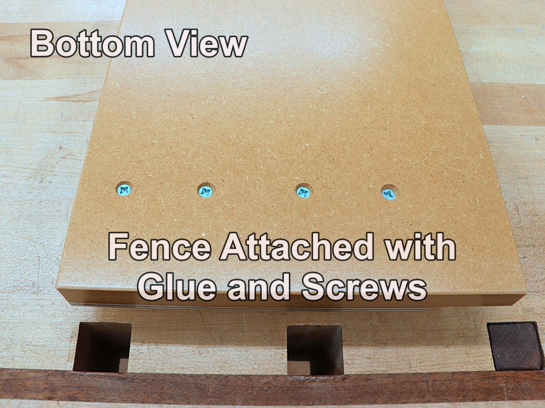 12inch shooting board fence attachment