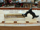 Rob Cosman's 3/4 Joinery Saw Measurements