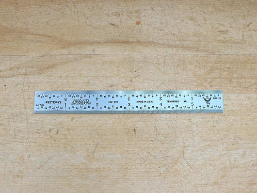 Set of 6 Vintage Wooden Rulers 12 Inches and Longer 