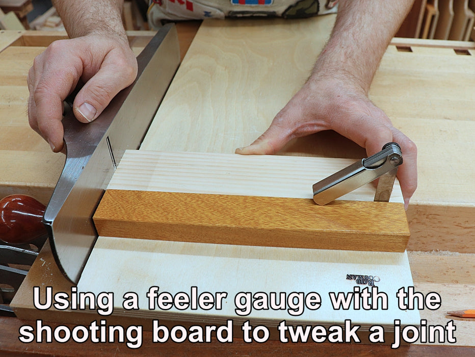 Using feeler gauge