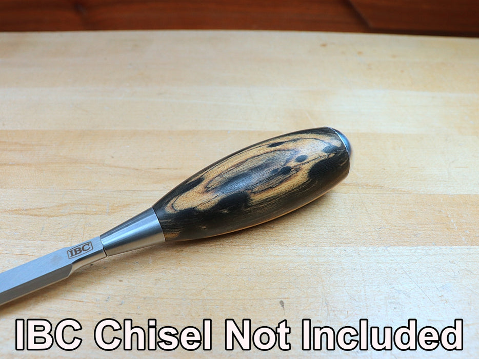 Chisel handle: Black & White Ebony