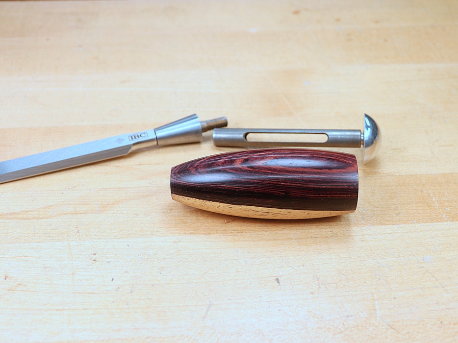 Chisel Handle: Kingwood with sapwood