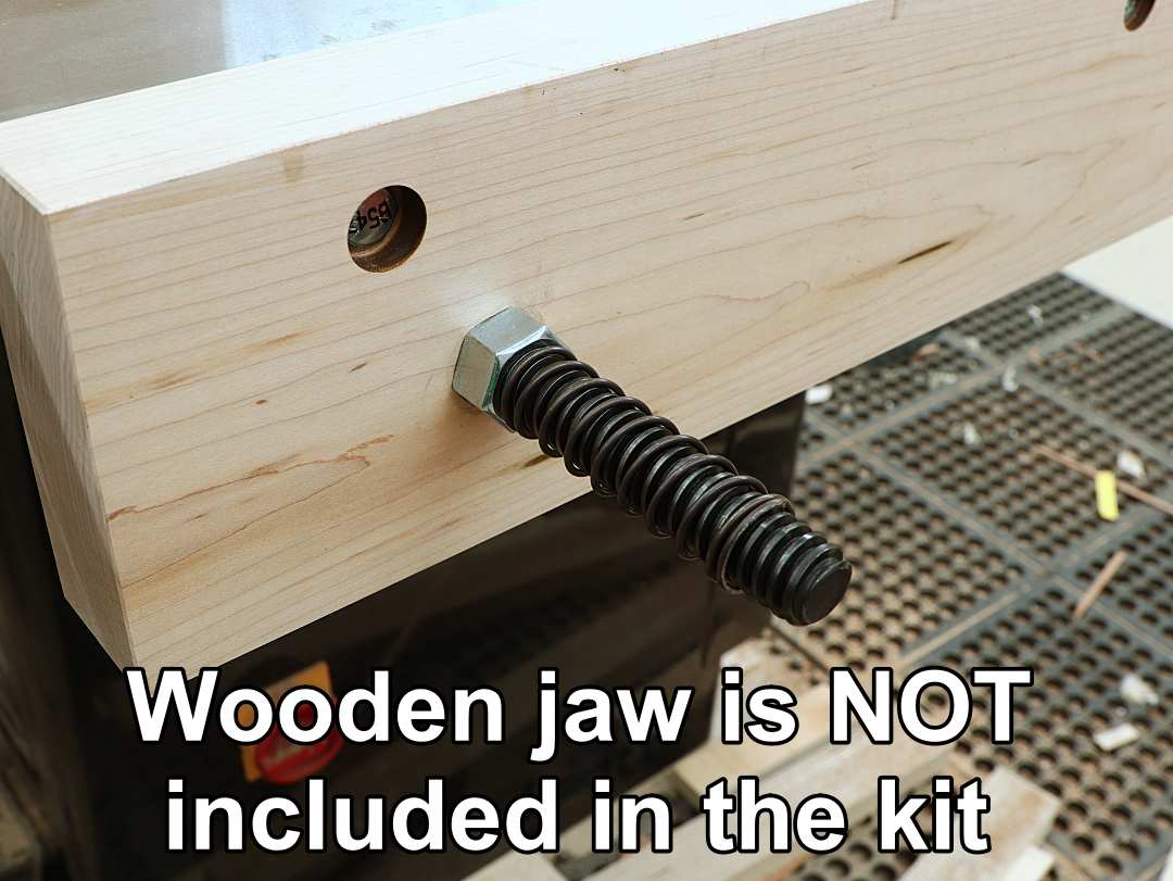 Cosmanized WoodRiver Moxon Vise Hardware Kit
