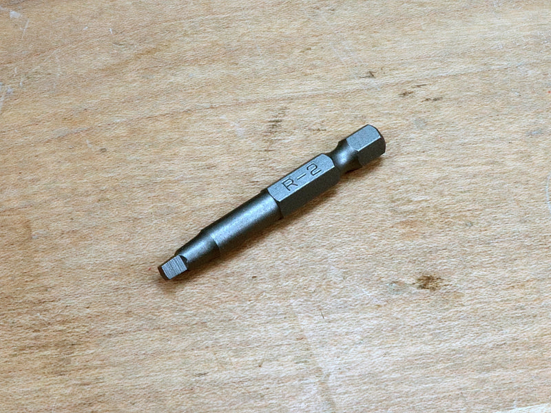 Robertson Drive Bit: #2, 2 inches — RobCosman.com