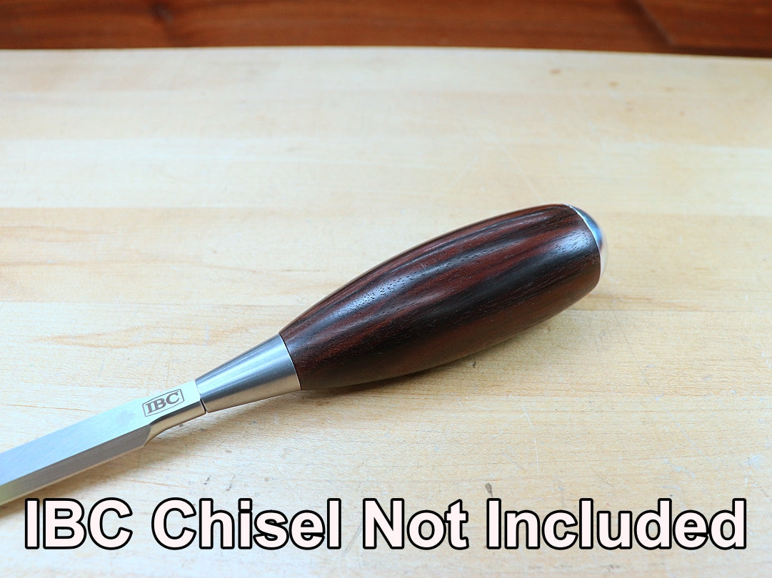 Limited Edition IBC Chisel Handle: Ebony, Macassar | RobCosman.com