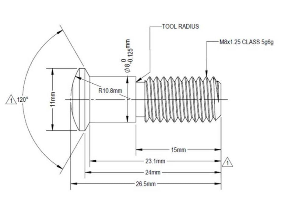 Rob Cosman Hex Socket Lever Cap Replacement Screw