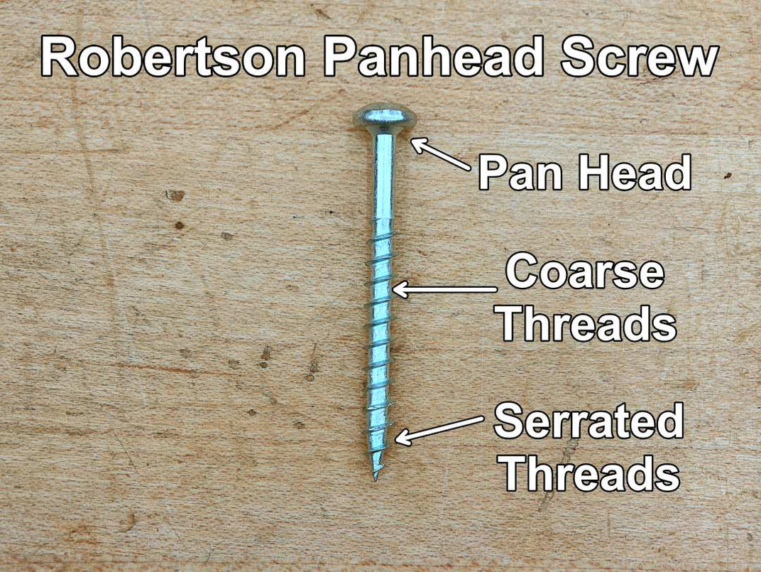 Robertson Screws: Panhead, #8, 1-1/4 inch | RobCosman.com