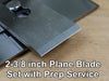Sharpened WoodRiver Replacement Hand Plane Blade Set: 2-3/8 inch